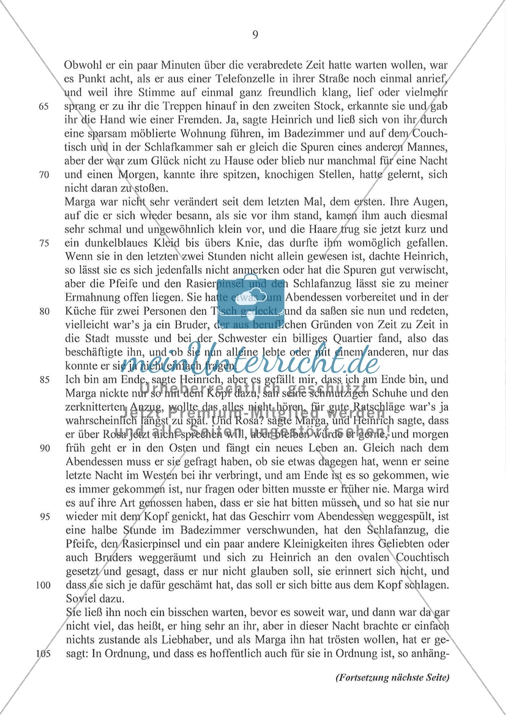 Abituraufgaben Bayern 2011: Aufgabe III - Erschließen und Interpretieren eines poetischen Textes Preview 3
