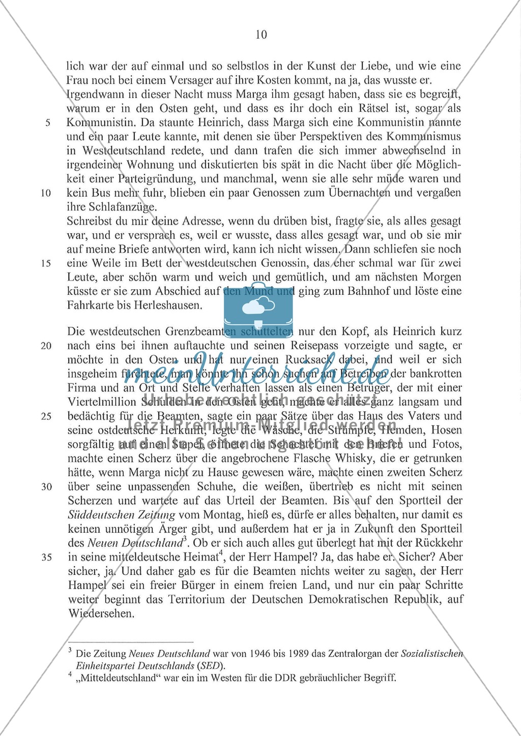 Abituraufgaben Bayern 2011: Aufgabe III - Erschließen und Interpretieren eines poetischen Textes Preview 4