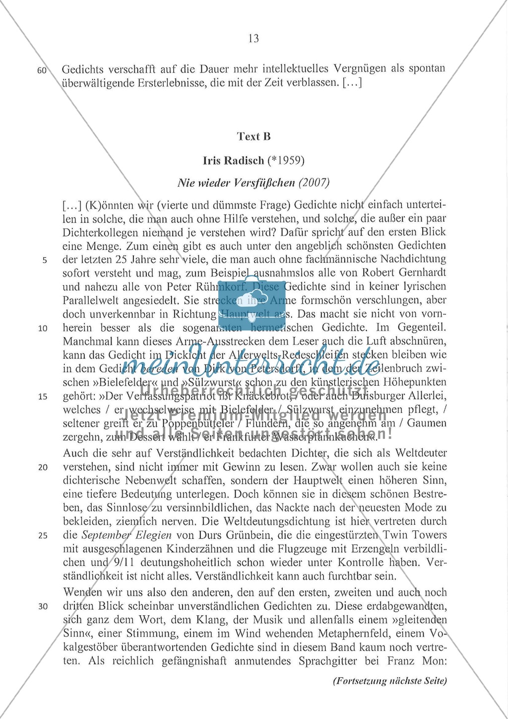 Abituraufgaben Bayern 2011: Aufgabe IV- Vergleichendes Analysieren von Sachtexten Preview 3