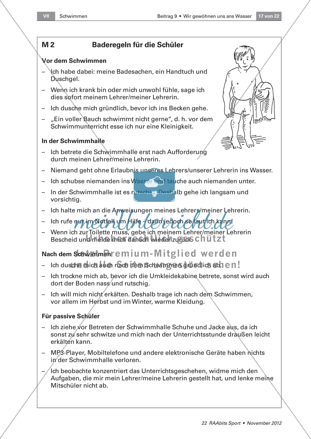 Wassergewöhnung im Schwimmunterricht - Teil 1 Preview 9