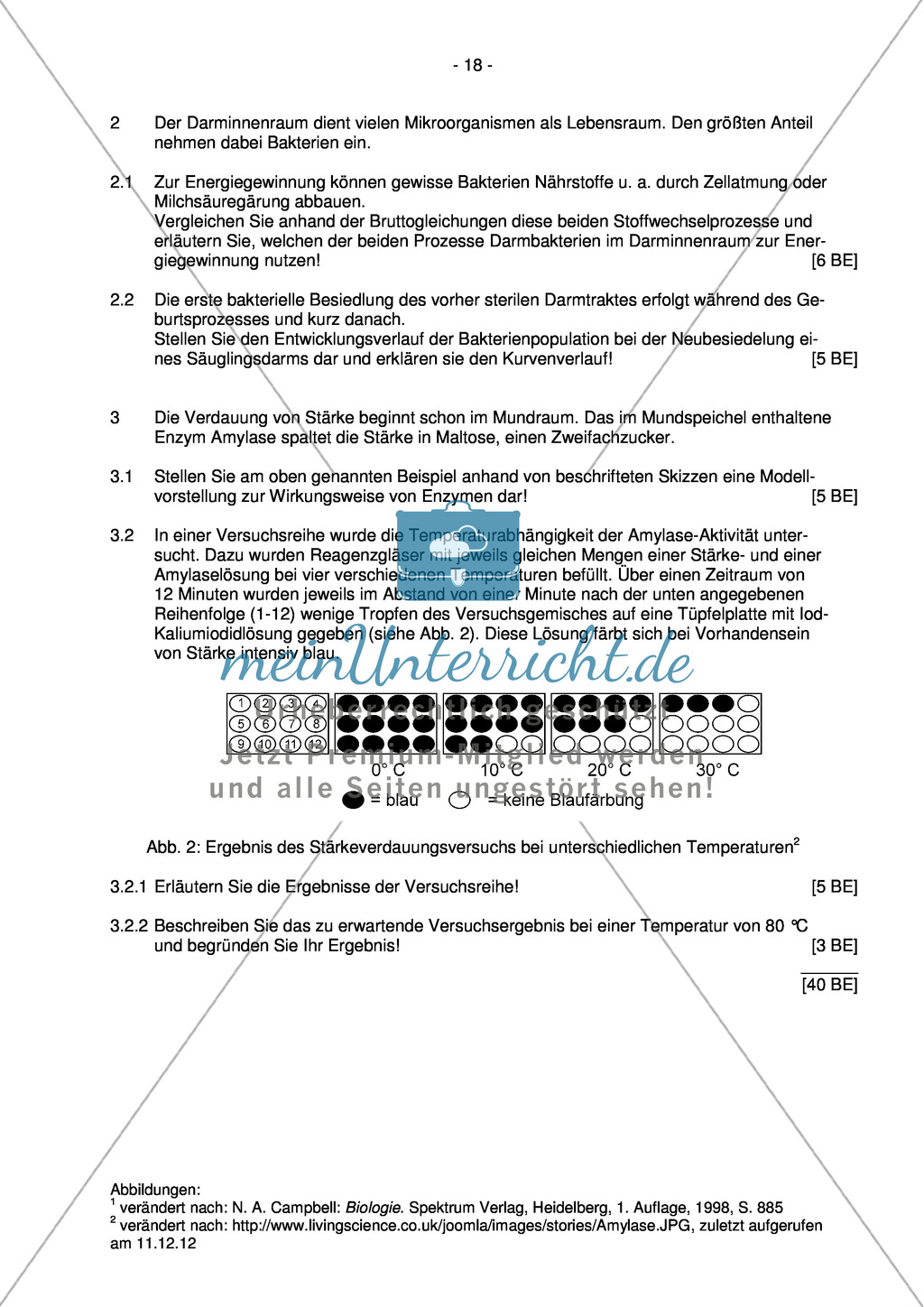 Abituraufgaben Bayern 2013 zu Neurobiologie,Verhalten,Genetik,Physiologie Preview 17