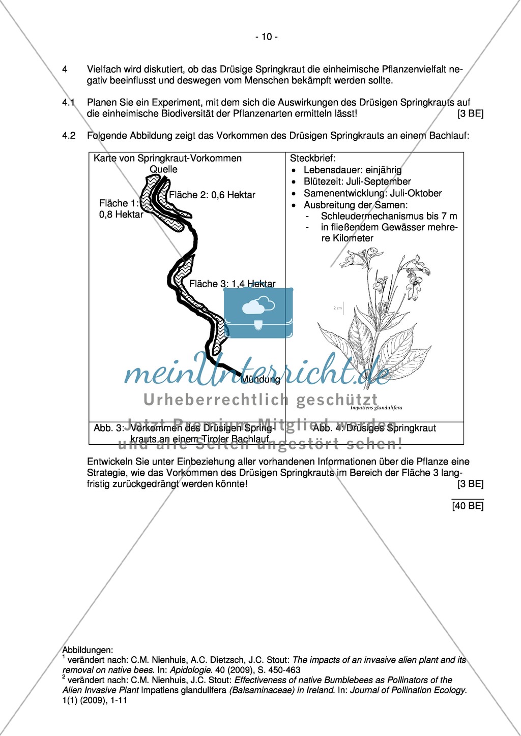 Abituraufgaben Bayern 2013 zu Neurobiologie,Verhalten,Genetik,Physiologie Preview 9