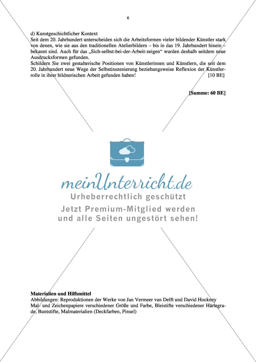 Abituraufgaben Bayern 2012: Erstellen von Zeichnungen zu Textilstrukturen, Gestaltung einer Plastik sowie Beschreibung und Erläuterung des Begriffes