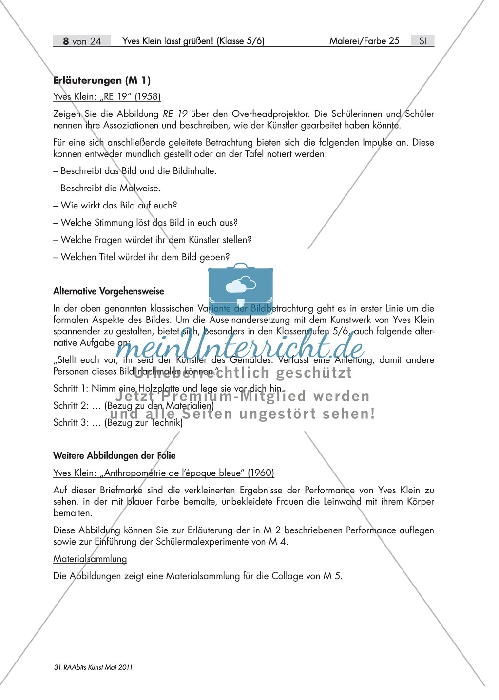 Unterrichtseinheit: