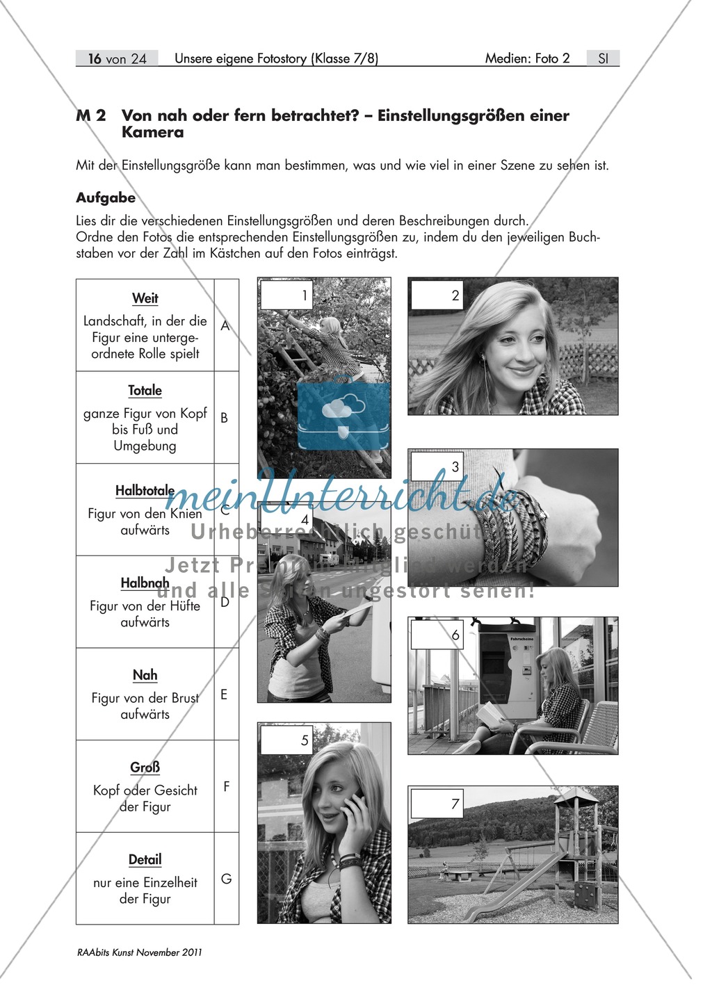 Unterrichtseinheit: