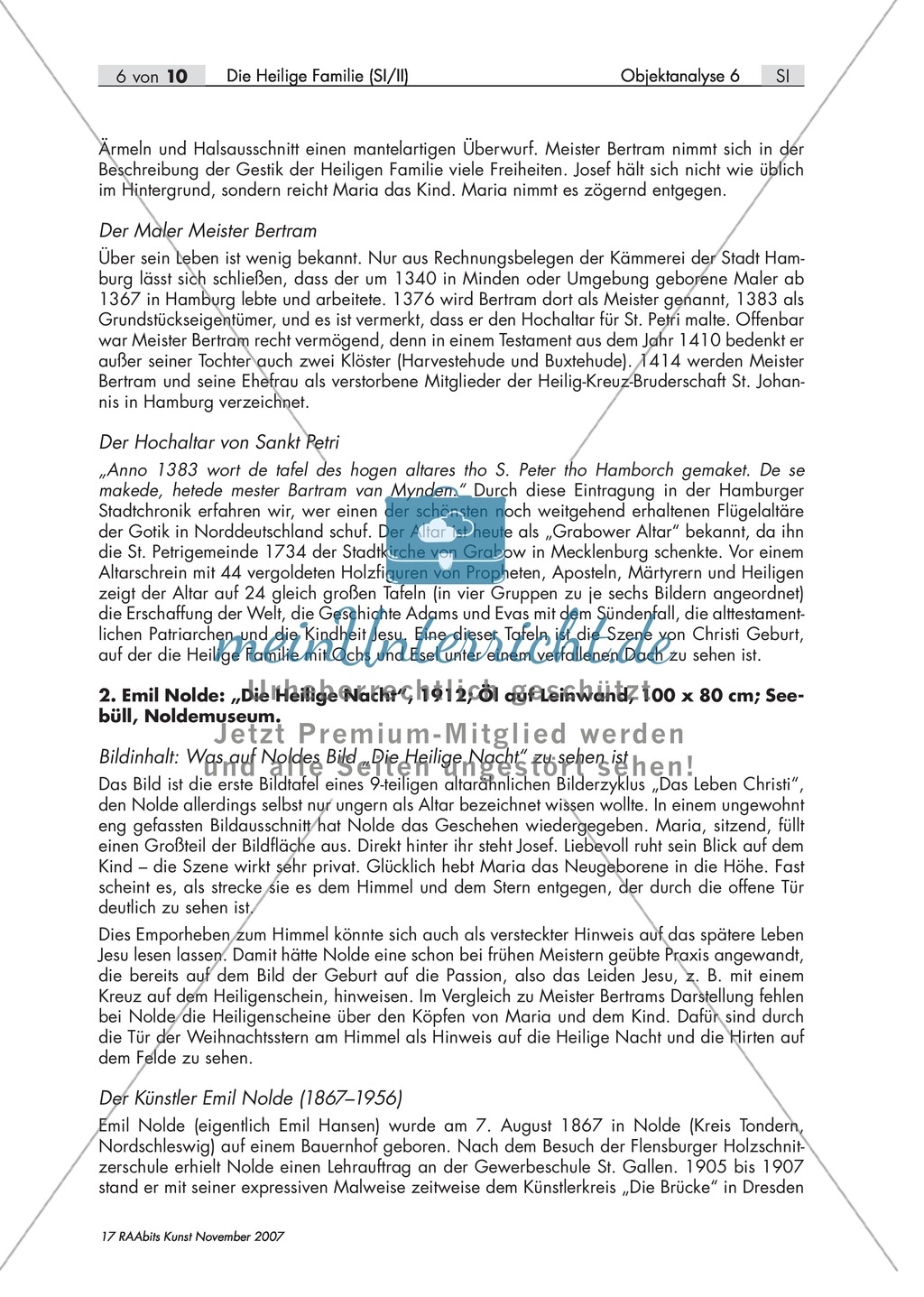 Bildbetrachtung und Bildvergleich von Heiligenbildern Preview 6