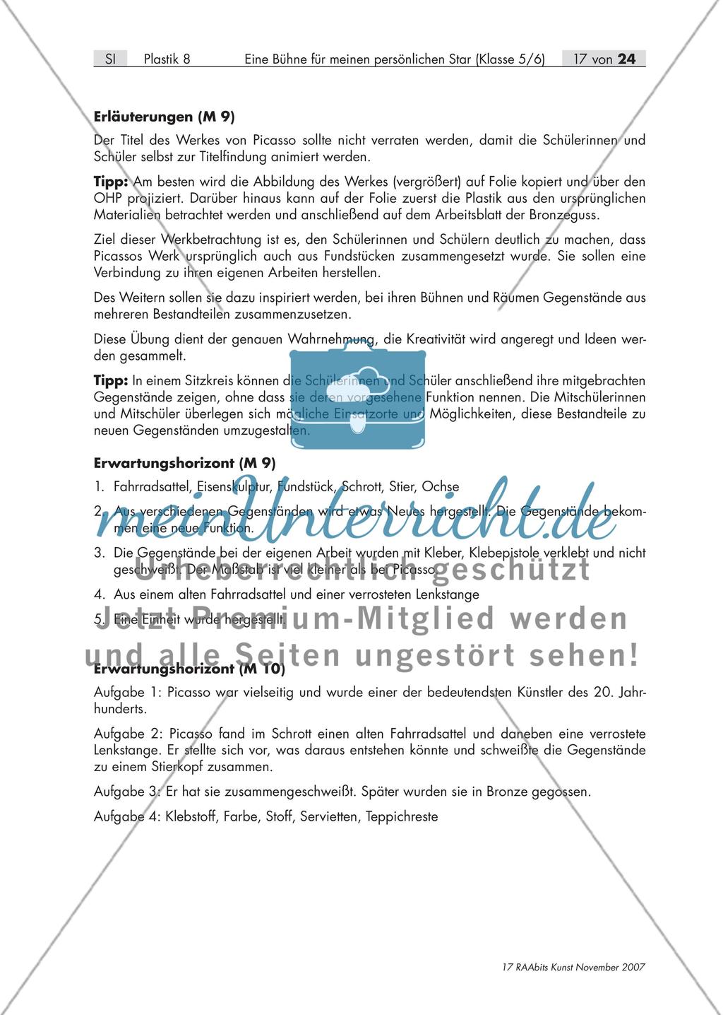 Eine Bühne für meinen persönlichen Star – Raumgestaltung mit Alltagsgegenständen (Klasse 5/6) Preview 17