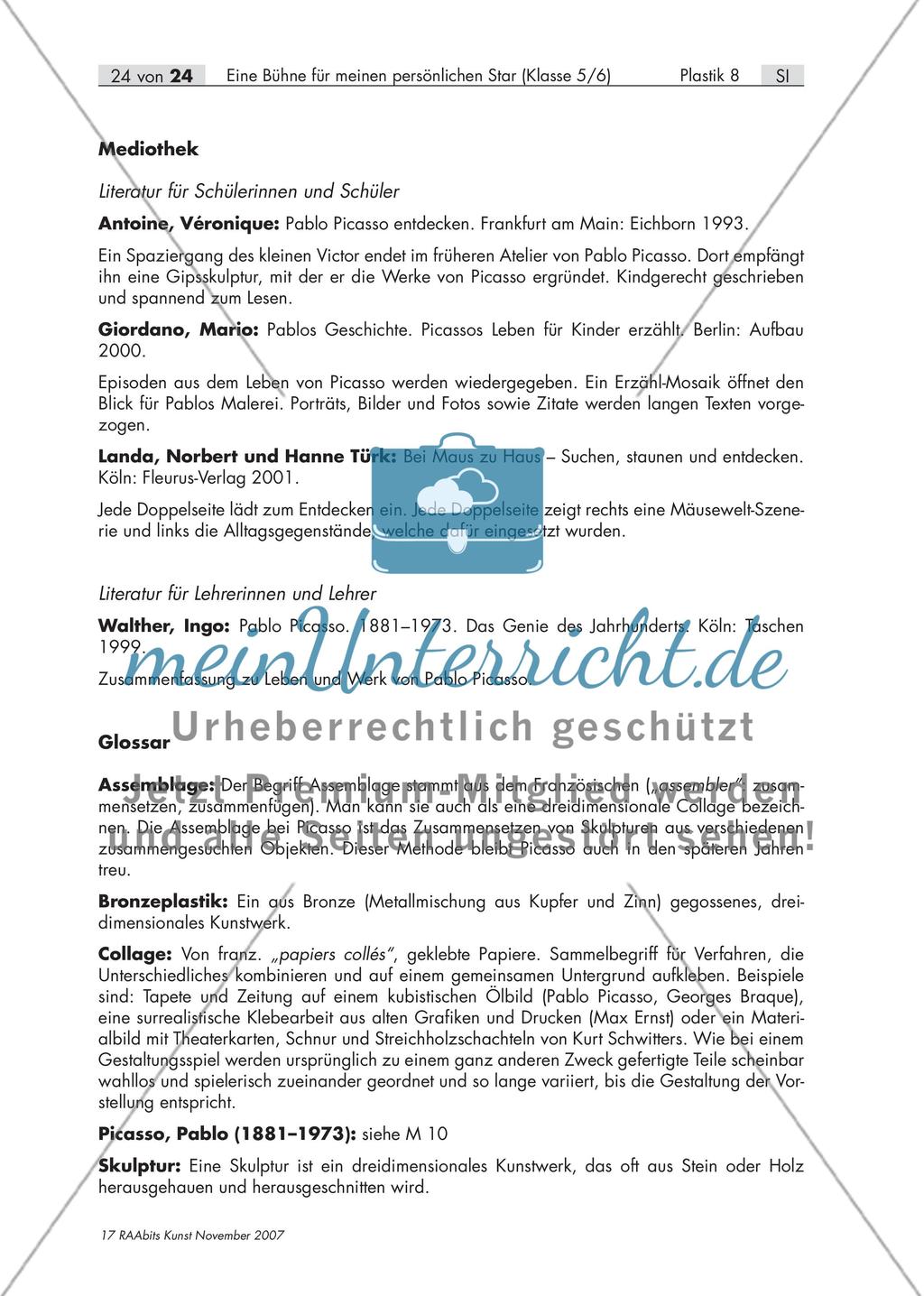 Eine Bühne für meinen persönlichen Star – Raumgestaltung mit Alltagsgegenständen (Klasse 5/6) Preview 24