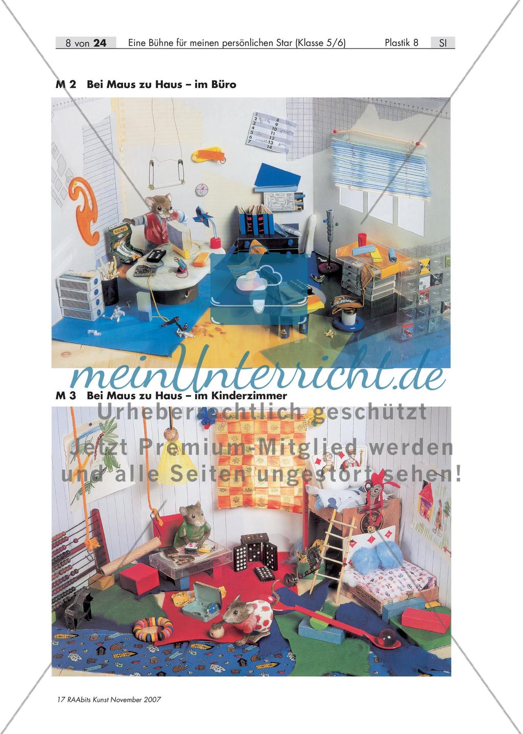 Eine Bühne für meinen persönlichen Star – Raumgestaltung mit Alltagsgegenständen (Klasse 5/6) Preview 8