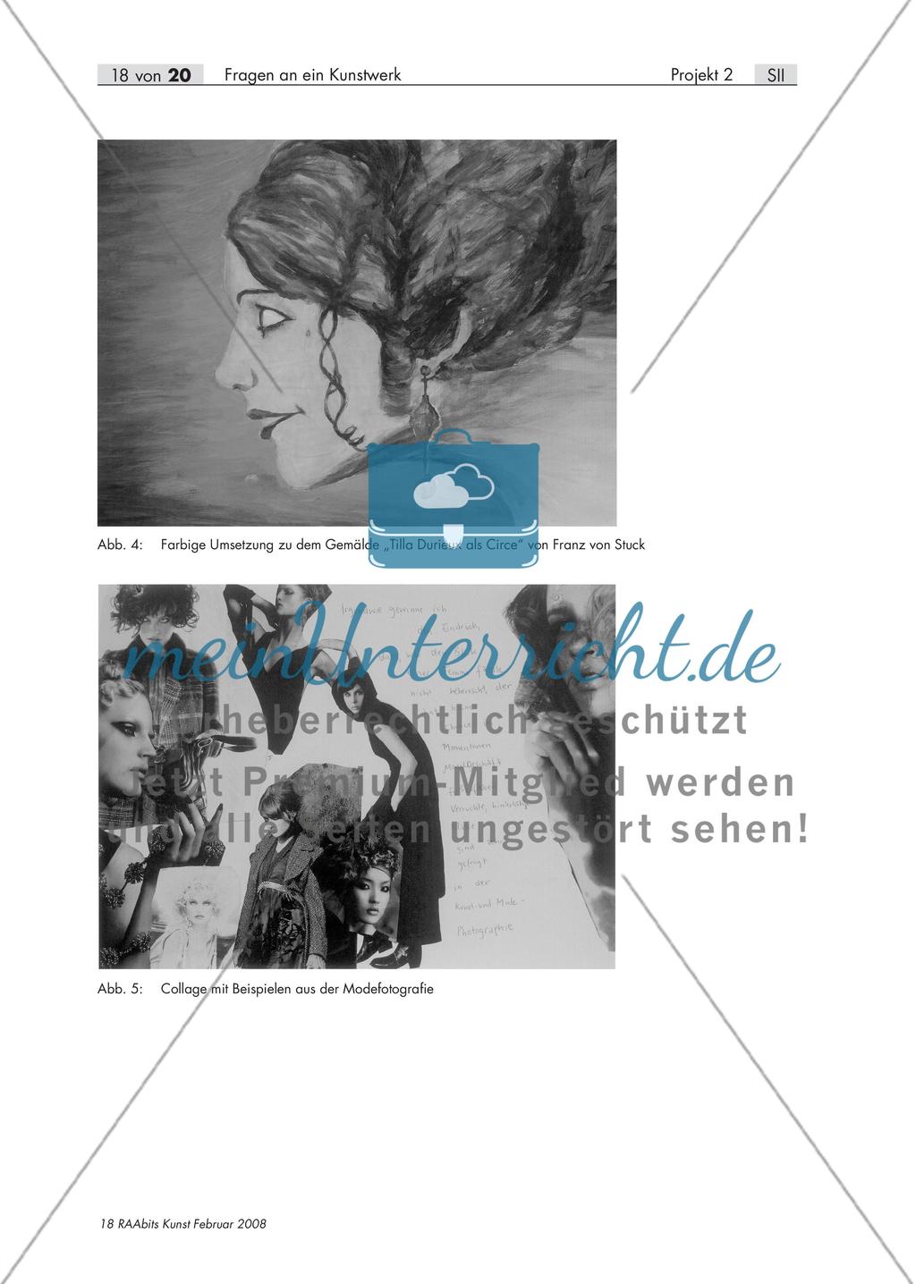 Fragen an ein Kunstwerk – Erstellen eines Portfolios zum Thema „Adaptionen von Kunstwerken“ (S II) Preview 18