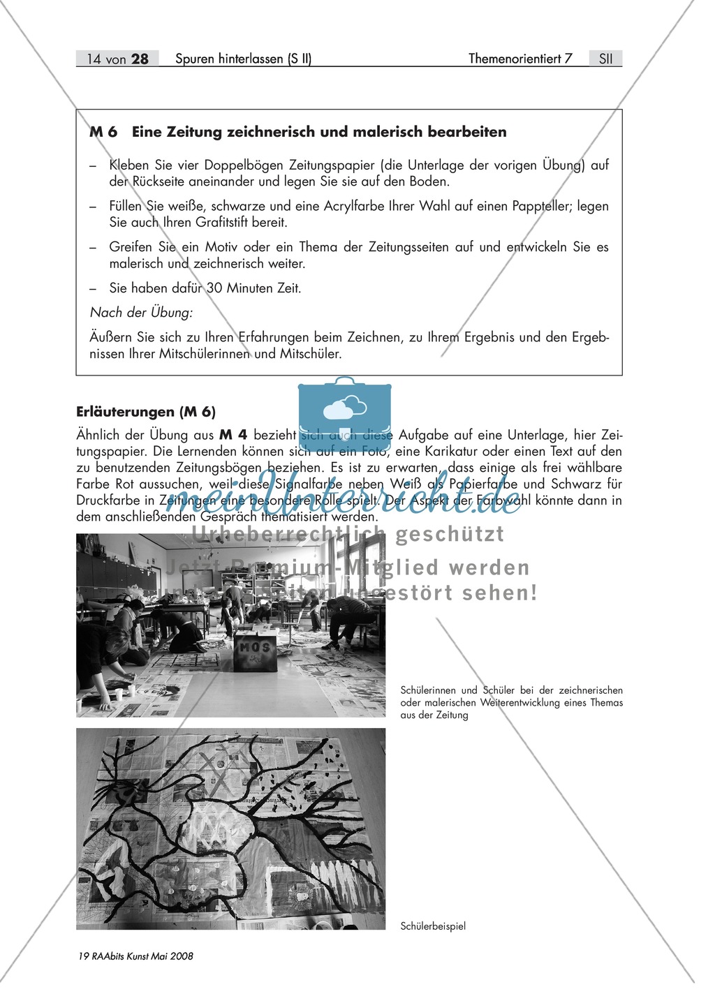 Unterrichtseinheit/Projekt zum Thema