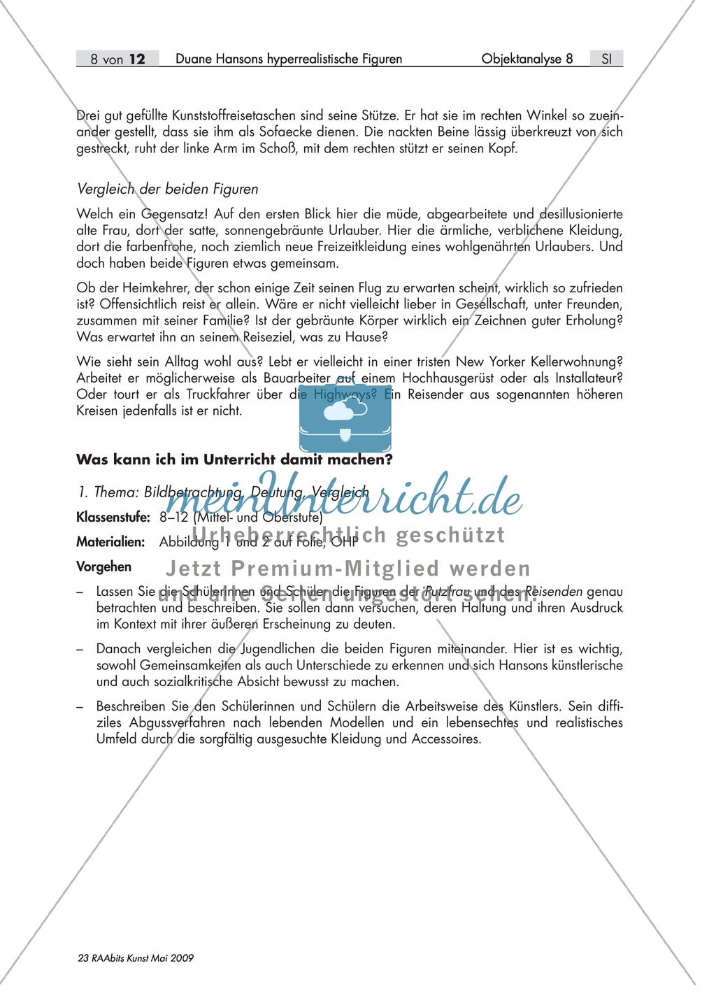 Minutenskizzen nach dem Vorbild von Duane Hanson anfertigen Preview 8
