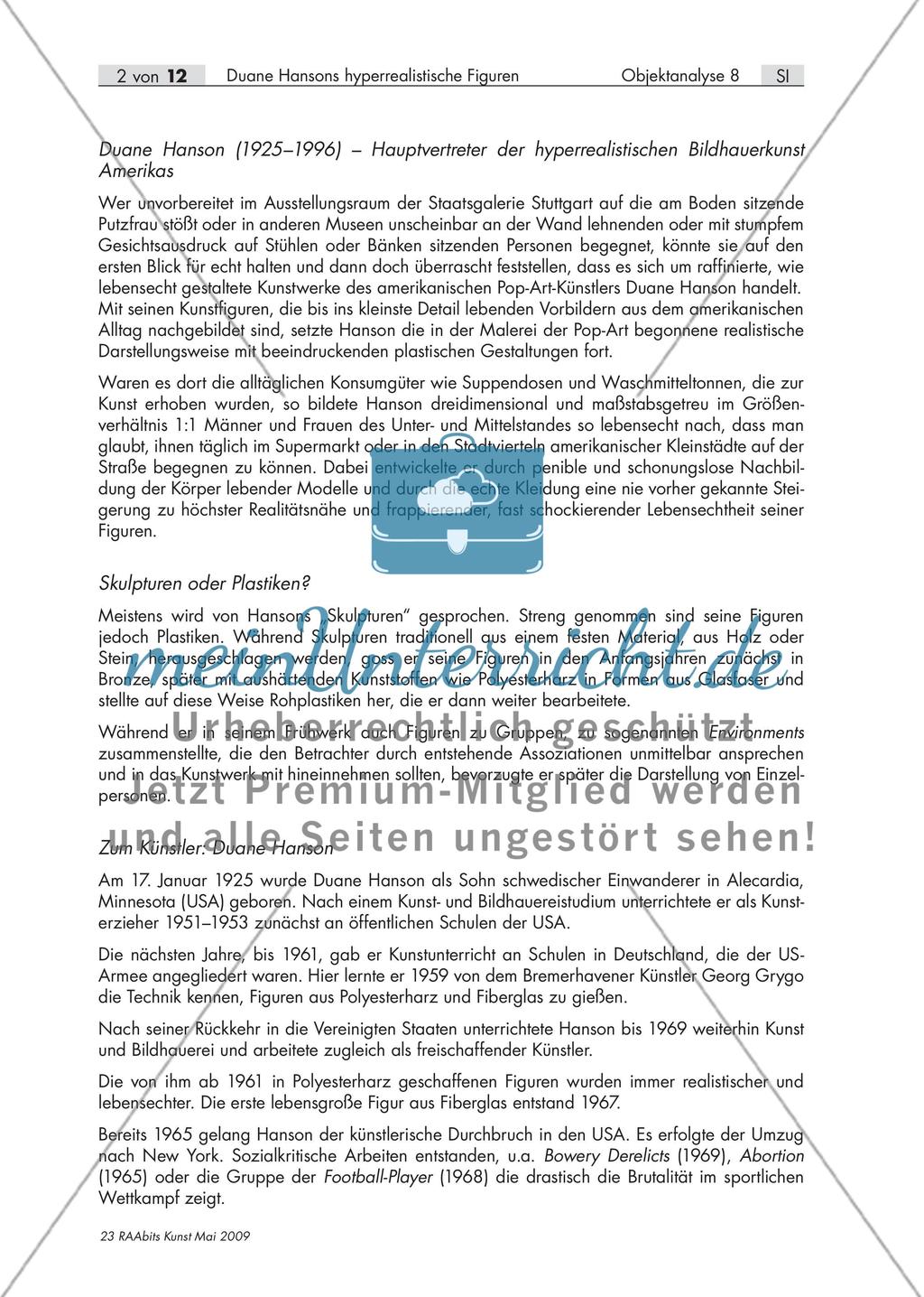 Echter als echt – Duane Hansons hyperrealistische Figuren (S I und SII) Preview 2