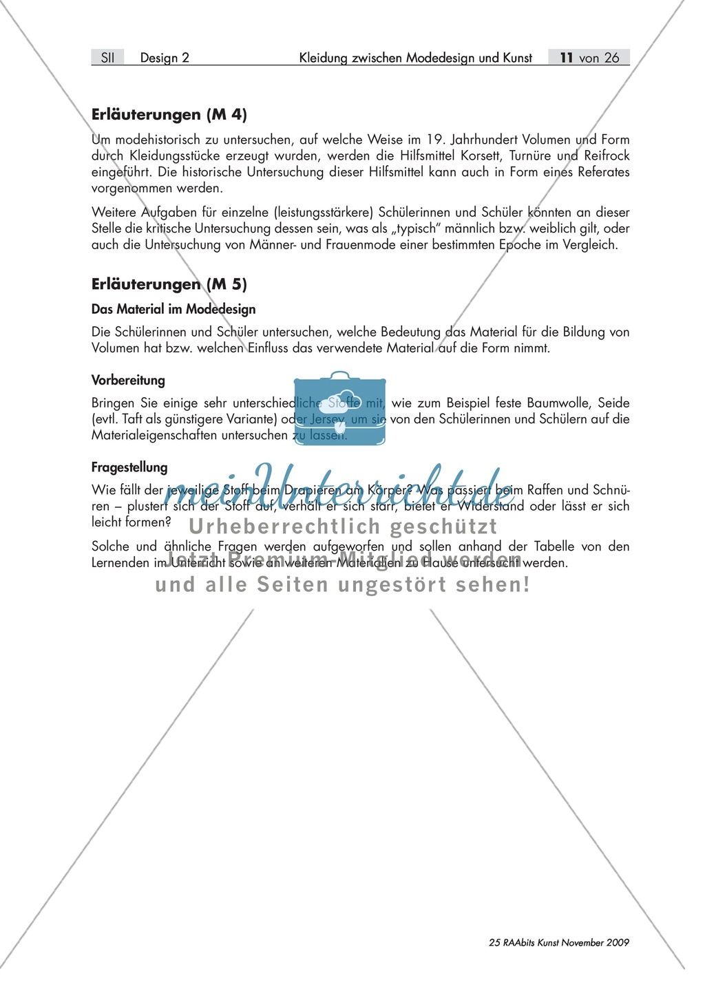Unterrichtseinheit zum Thema