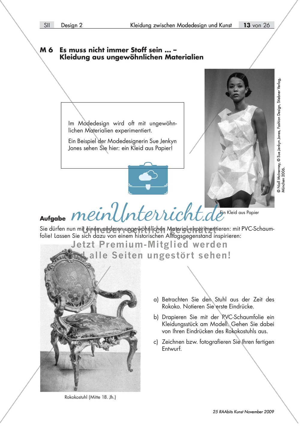 Unterrichtseinheit zum Thema