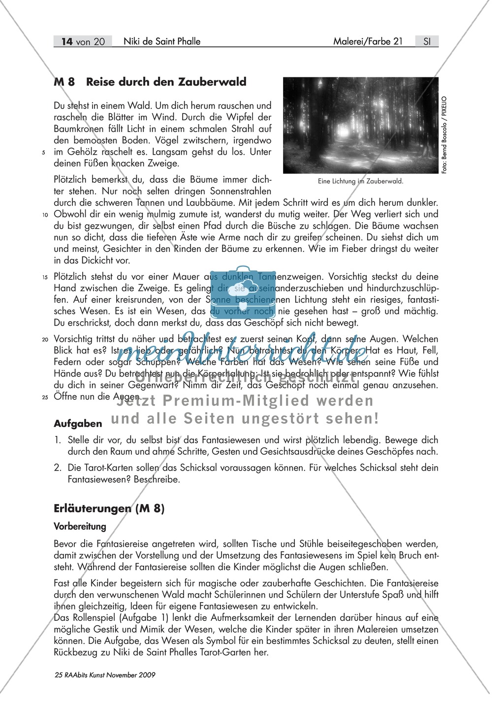 Unterrichtseinheit zum Thema