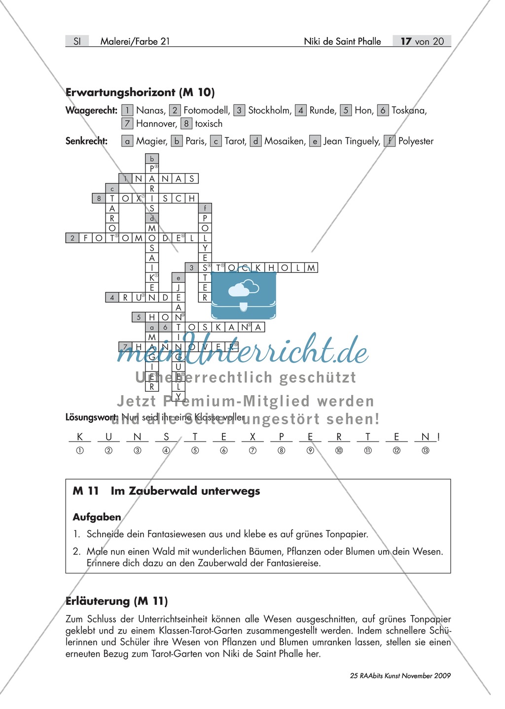 Unterrichtseinheit zum Thema
