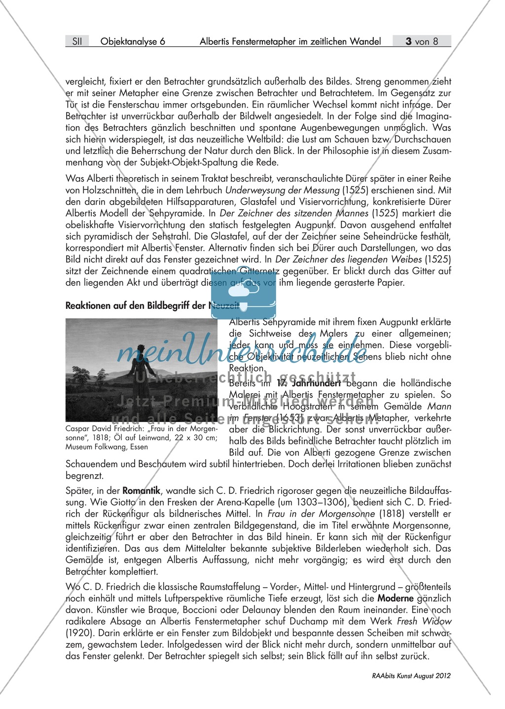 Zwei Porträtvarianten in Anlehnung an die Fenstermetapher bei Leon Battista Alberti Preview 3
