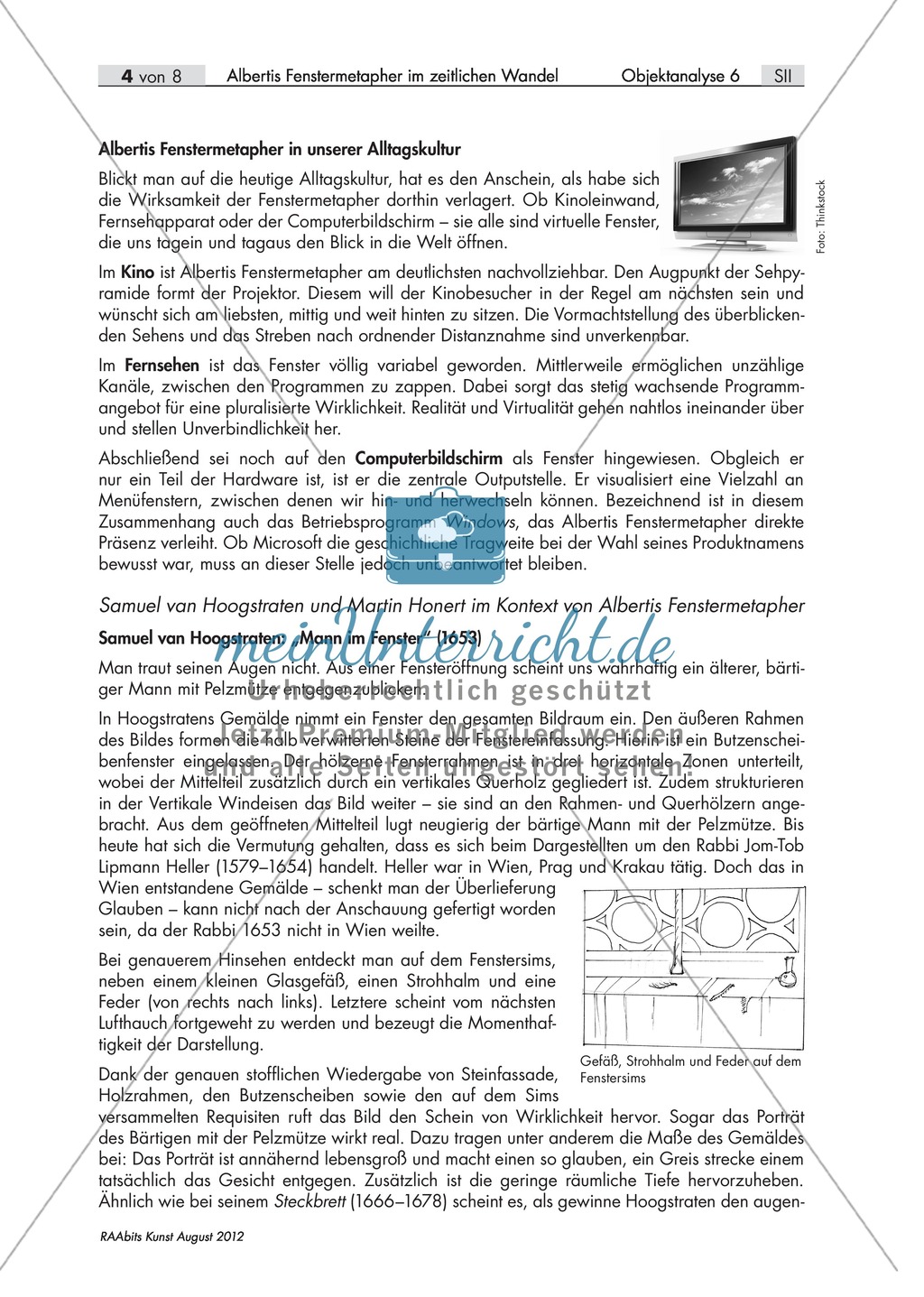 Zwei Porträtvarianten in Anlehnung an die Fenstermetapher bei Leon Battista Alberti Preview 4