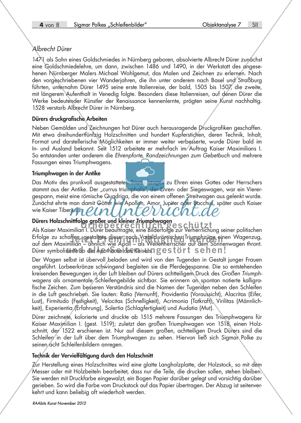 Bildbetrachtung: Sigmar Polkes Schleifenbilder Preview 4