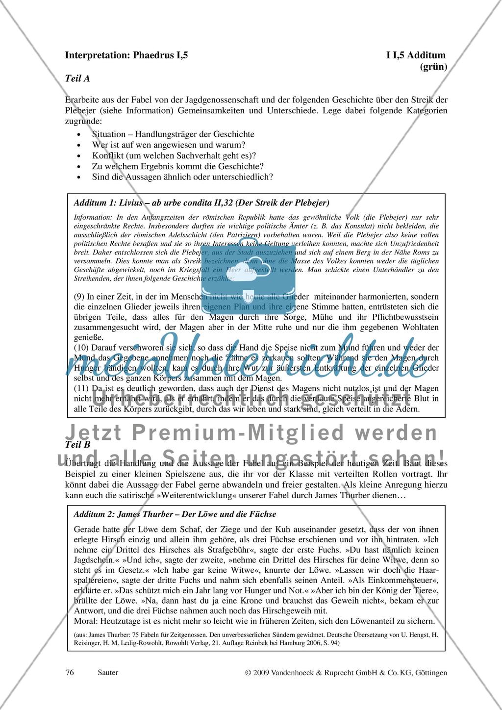 Materialien zur Interpretation I I,1 - I III,15 und L I Preview 12