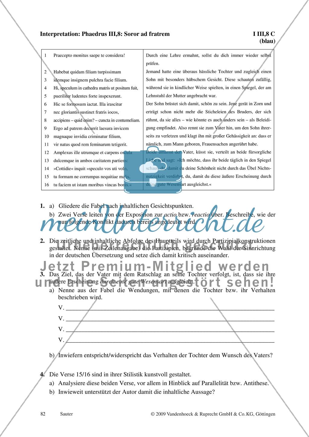 Materialien zur Interpretation I I,1 - I III,15 und L I Preview 18