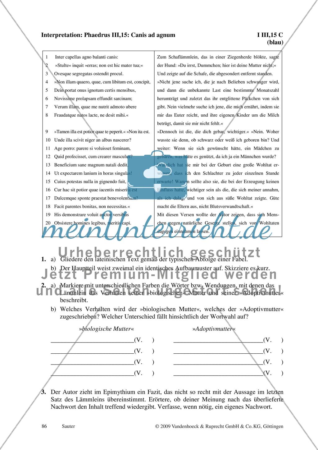 Materialien zur Interpretation I I,1 - I III,15 und L I Preview 22