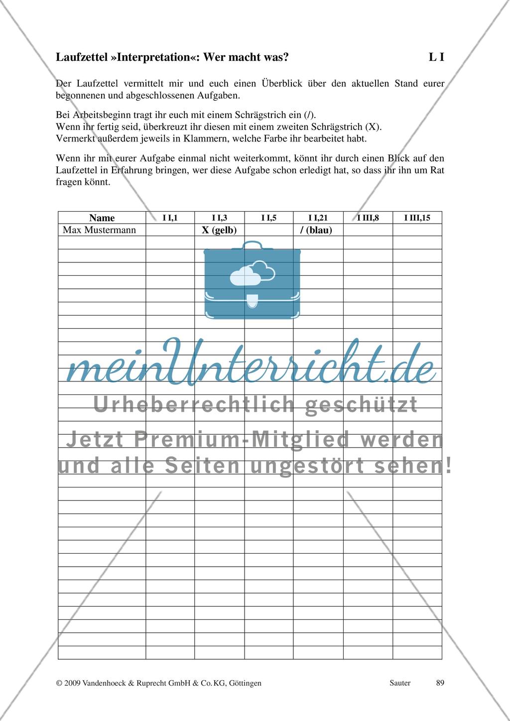 Materialien zur Interpretation I I,1 - I III,15 und L I Preview 25