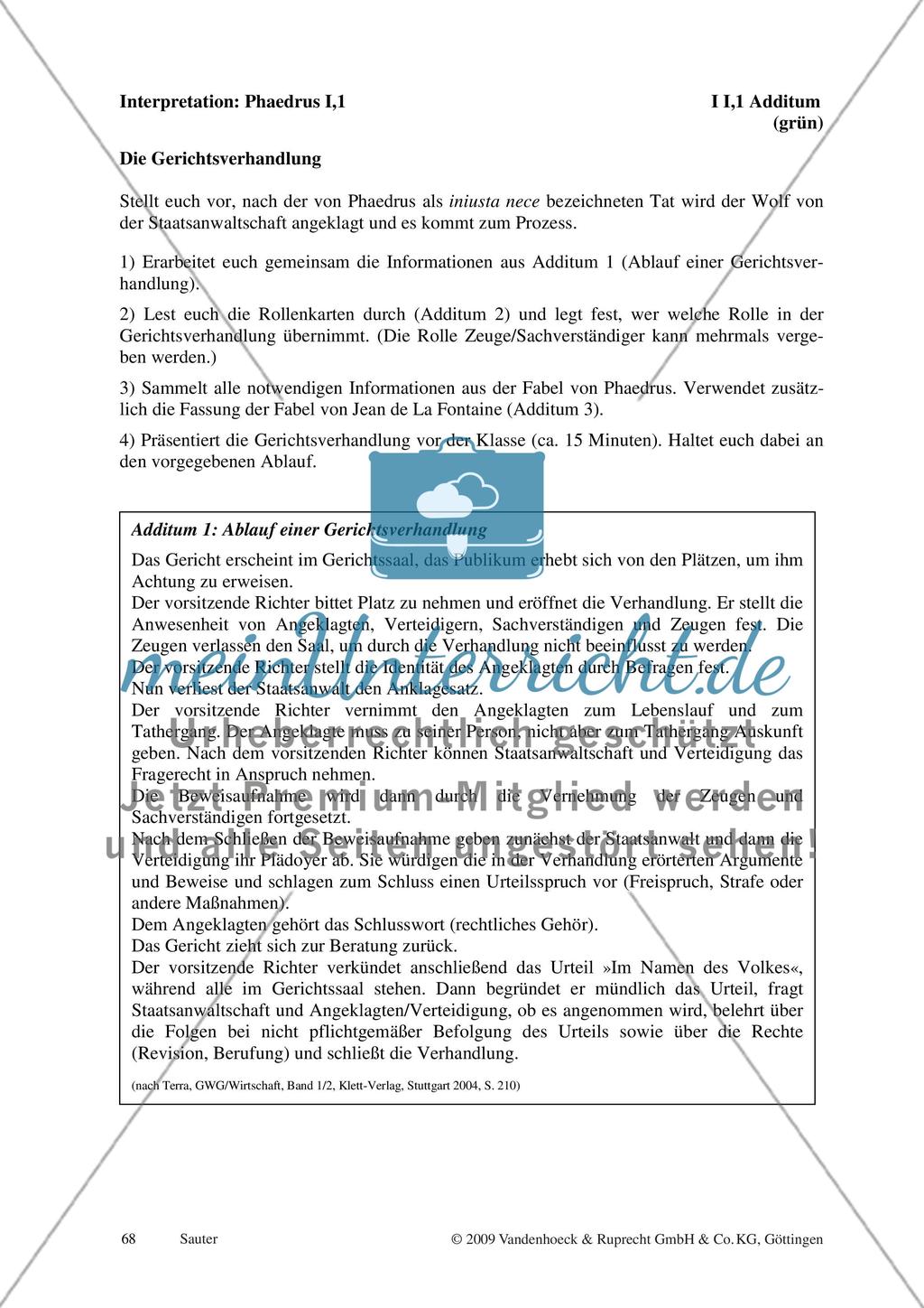 Materialien zur Interpretation I I,1 - I III,15 und L I Preview 4