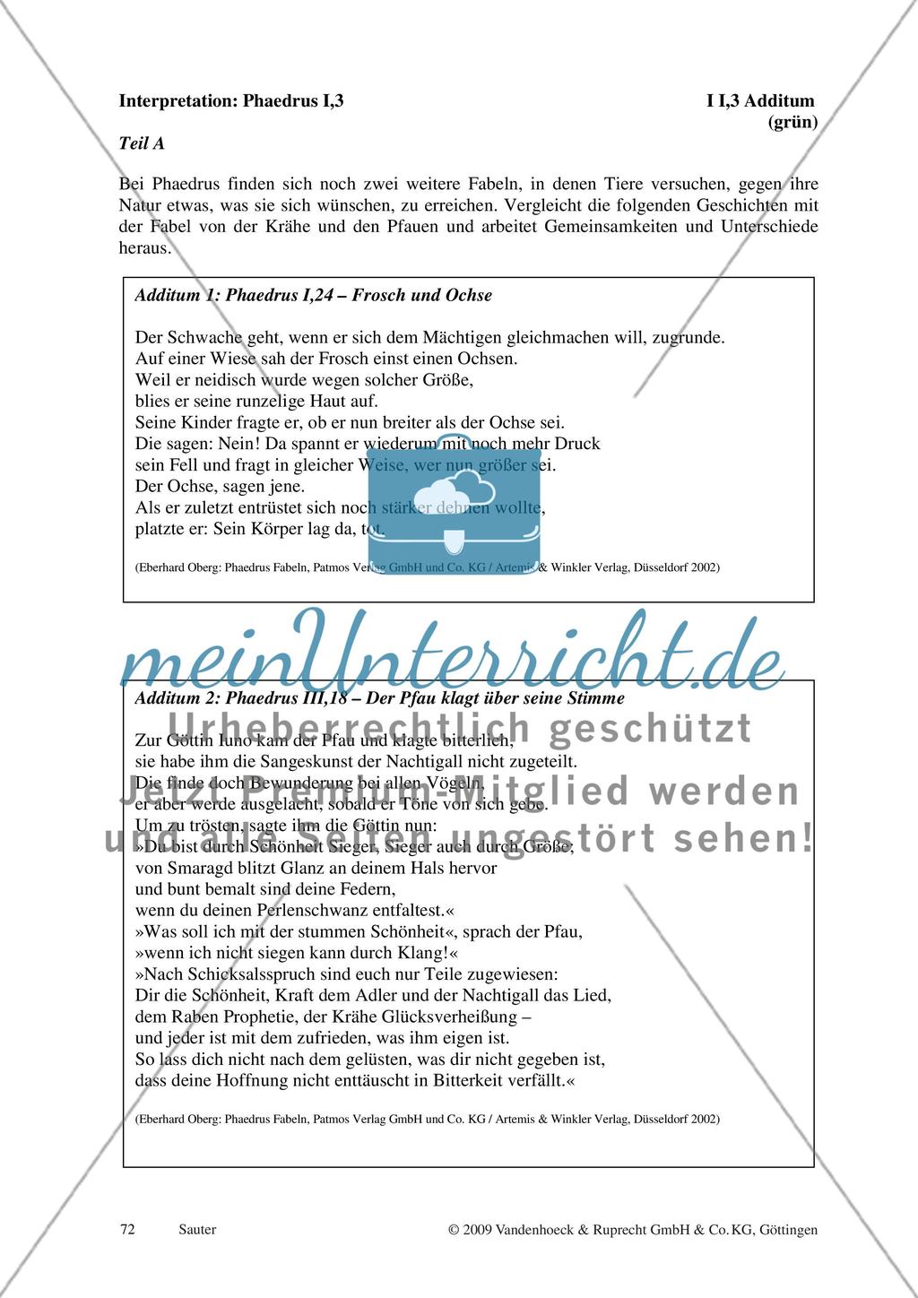 Materialien zur Interpretation I I,1 - I III,15 und L I Preview 8