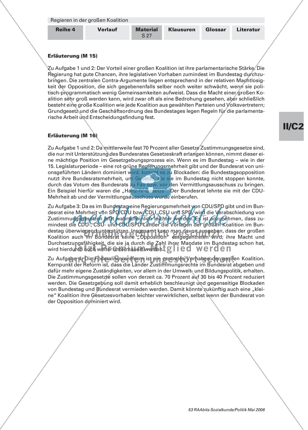 Regierungskompetenzen in Deutschland: Arbeitsmaterial mit Erläuterungen Preview 5