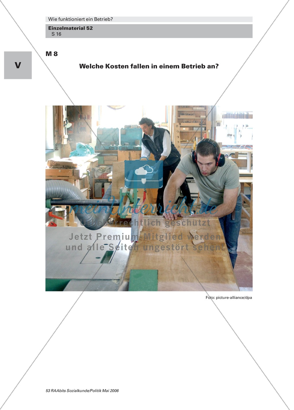 Kosten und Einnahmen: Typen von Betriebskosten und Preisbildung. Arbeitsmaterial mit Erläuterungen Preview 2