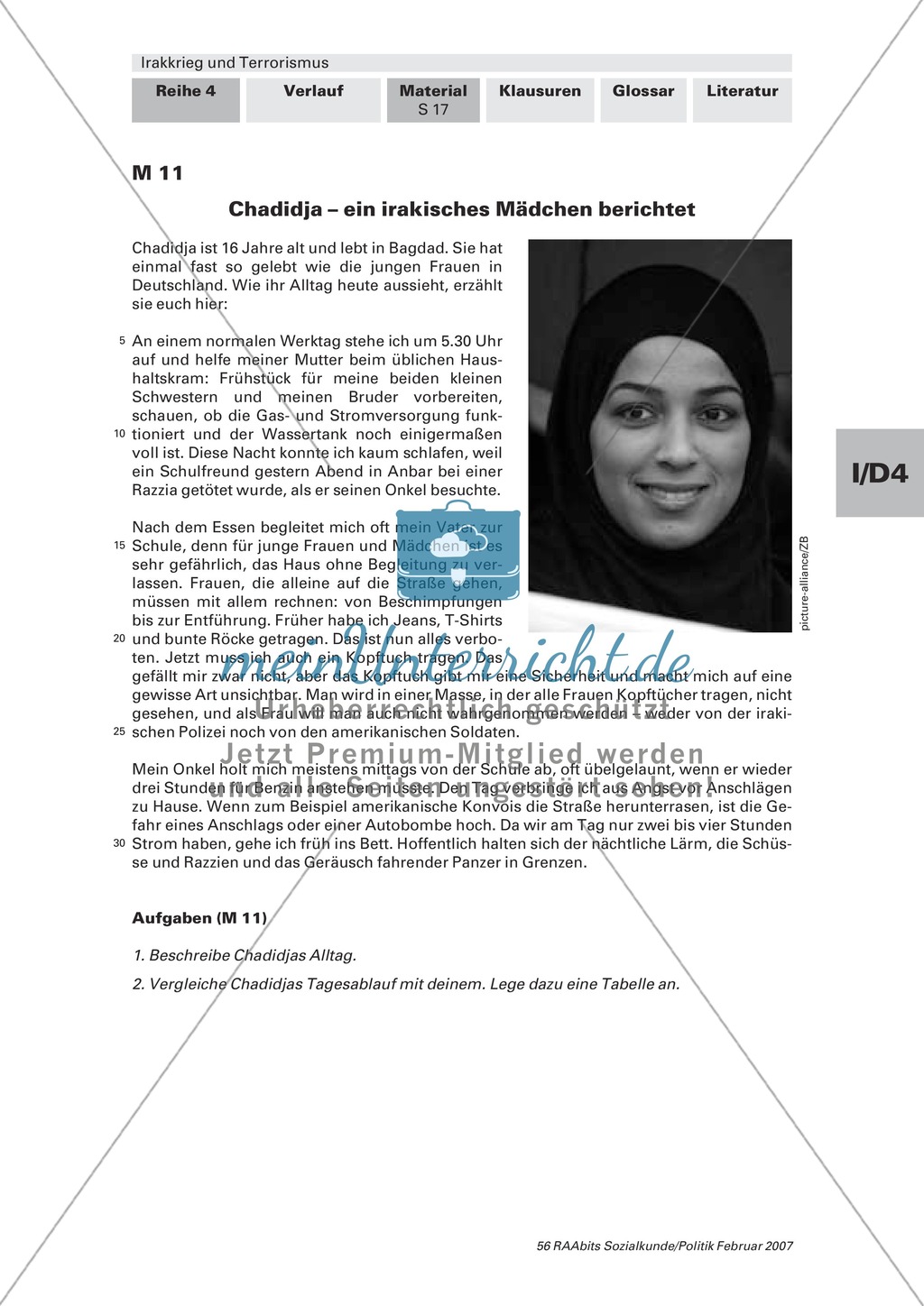 Irakkrieg: Wie sieht der Alltag im Land aus? Arbeitsmaterial mit Erläuterungen Preview 5