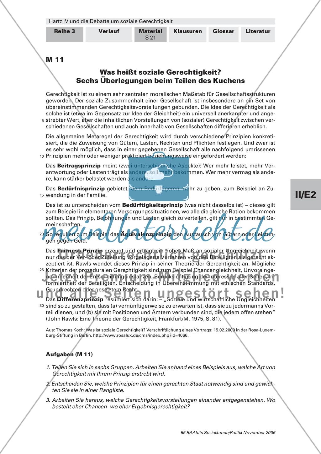 Chancen- oder Ergebnisgerechtigkeit? Preview 6