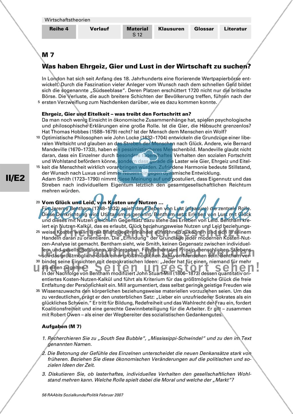 Grundlagen der klassischen Wirtschaftstheorie Preview 1