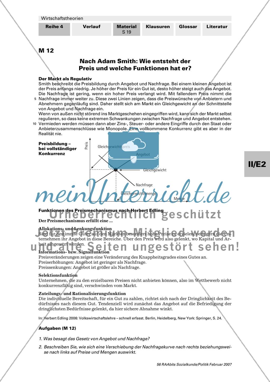 Die klassische Wirtschaftstheorie mit Adam Smith Preview 5