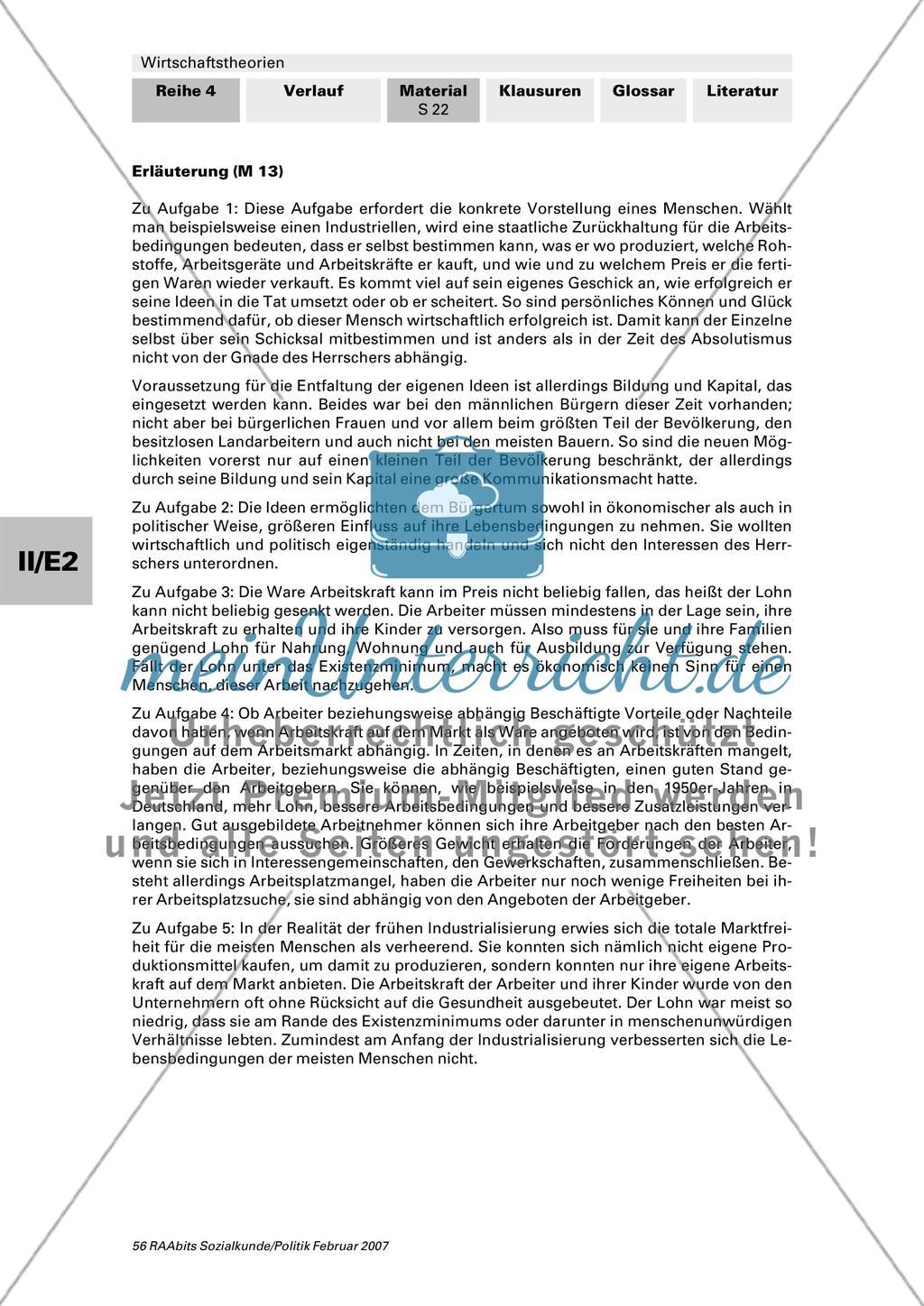 Die klassische Wirtschaftstheorie mit Adam Smith Preview 8
