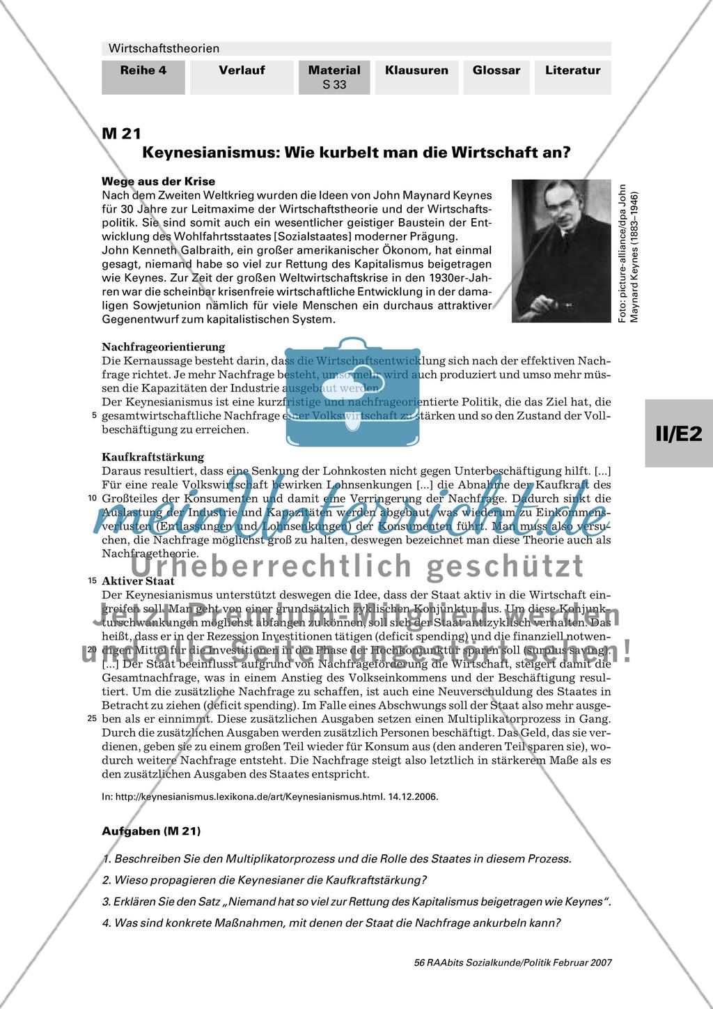 John Maynard Keynes – der richtige Mann zur richtigen Zeit Preview 2