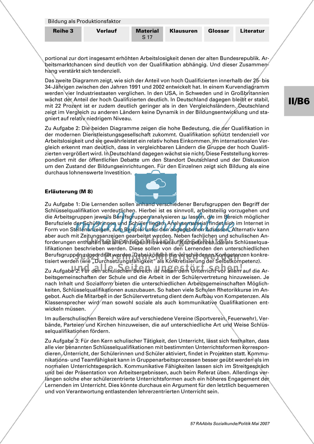 Bildung und Wirtschaft - wie viel Nähe ist gesund? Arbeitsmaterial mit Erläuterungen Preview 2