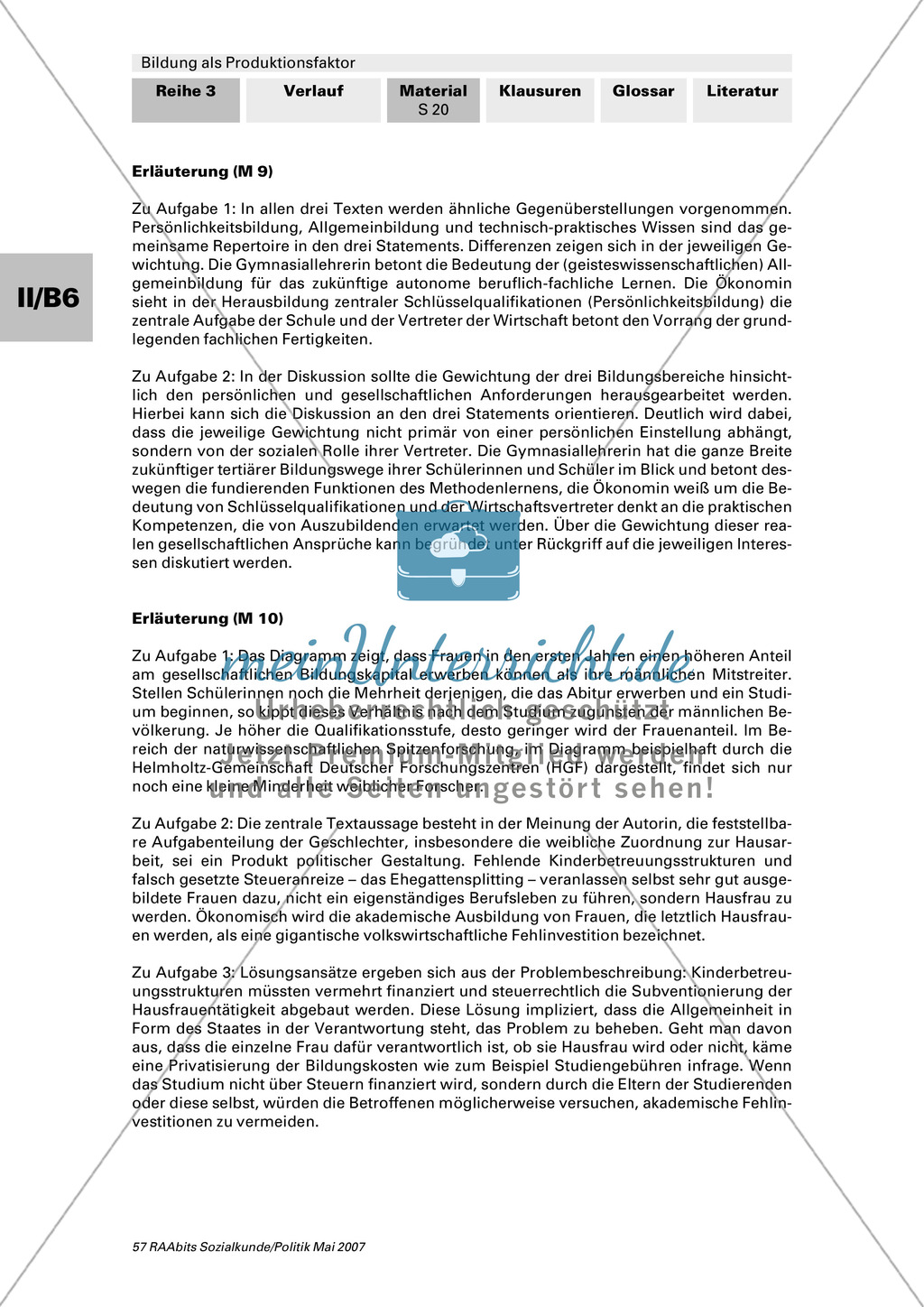 Wo liegen die Probleme in der deutschen Bildungspolitik? Arbeitsmaterial mit Erläuterungen Preview 2