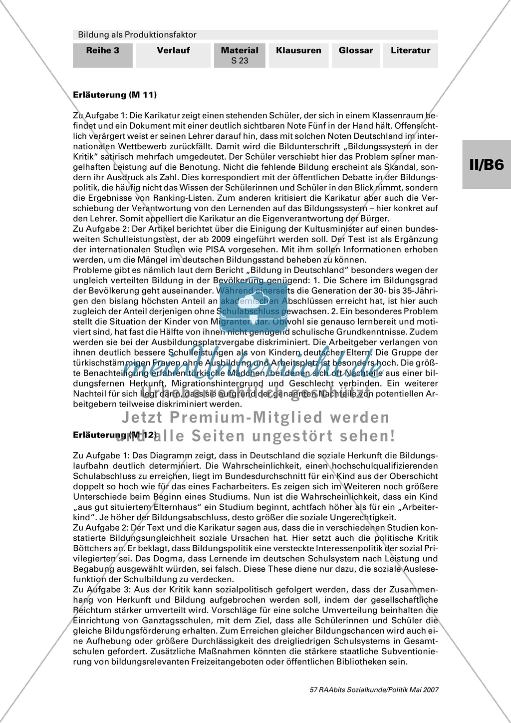 Wo liegen die Probleme in der deutschen Bildungspolitik? Arbeitsmaterial mit Erläuterungen Preview 5