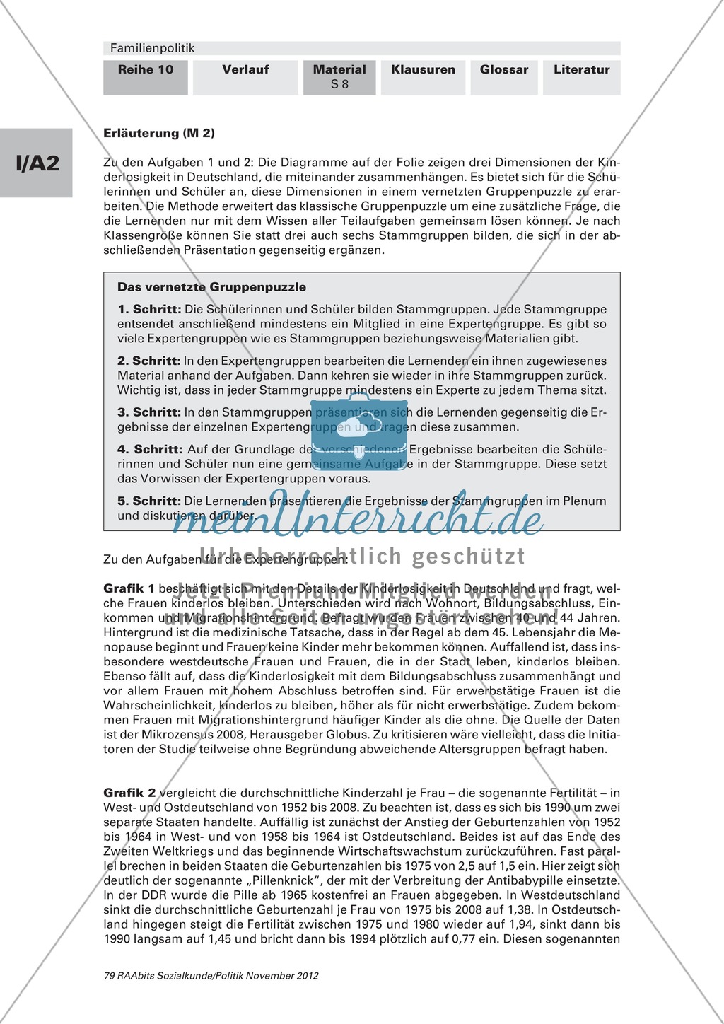 Warum werden in Deutschland so wenige Kinder geboren und welche Folgen hat das? Arbeitsmaterial mit Erläuterungen Preview 4