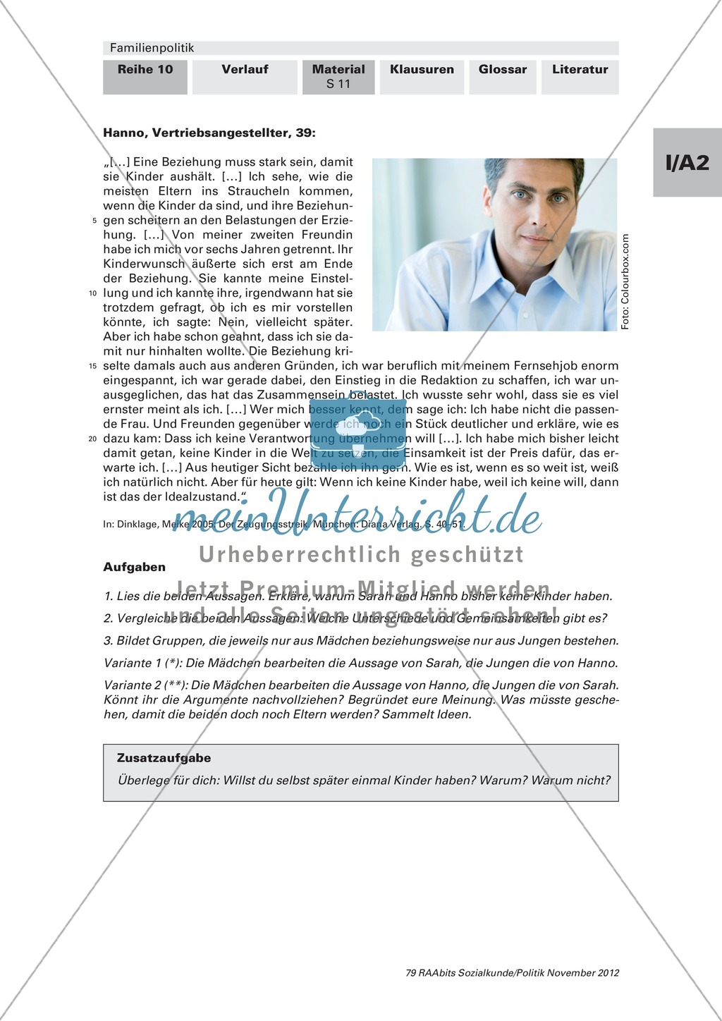 Persönliche Motive für Kinderlosigkeit: Arbeitsmaterial mit Erläuterungen Preview 2