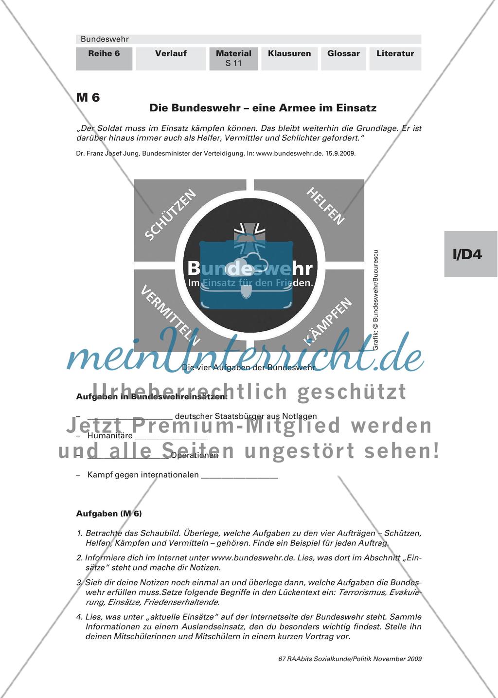 Was ist die Bundeswehr und was macht sie? / Vor welchen neuen Herausforderungen steht die Bundeswehr? Preview 11
