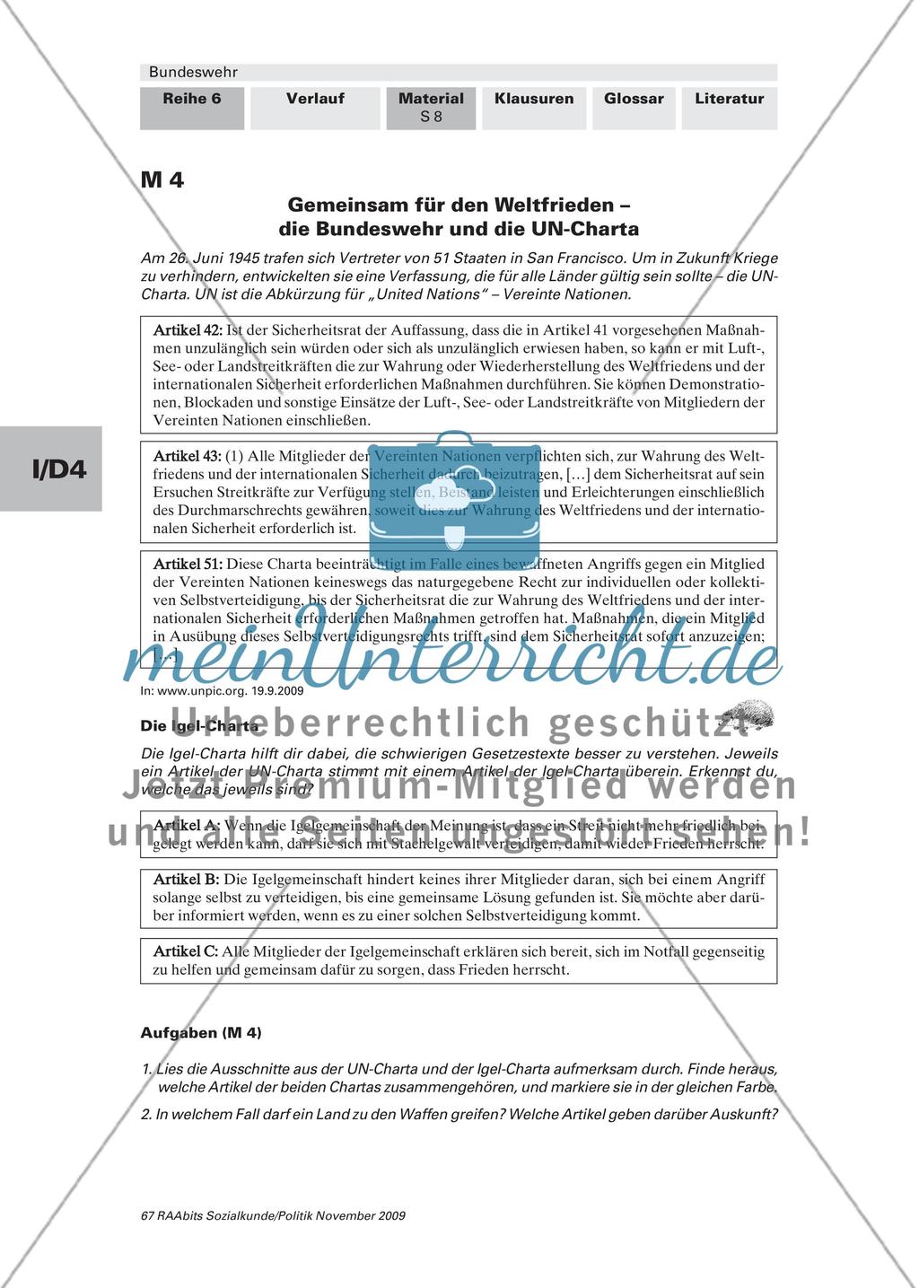 Was ist die Bundeswehr und was macht sie? / Vor welchen neuen Herausforderungen steht die Bundeswehr? Preview 8