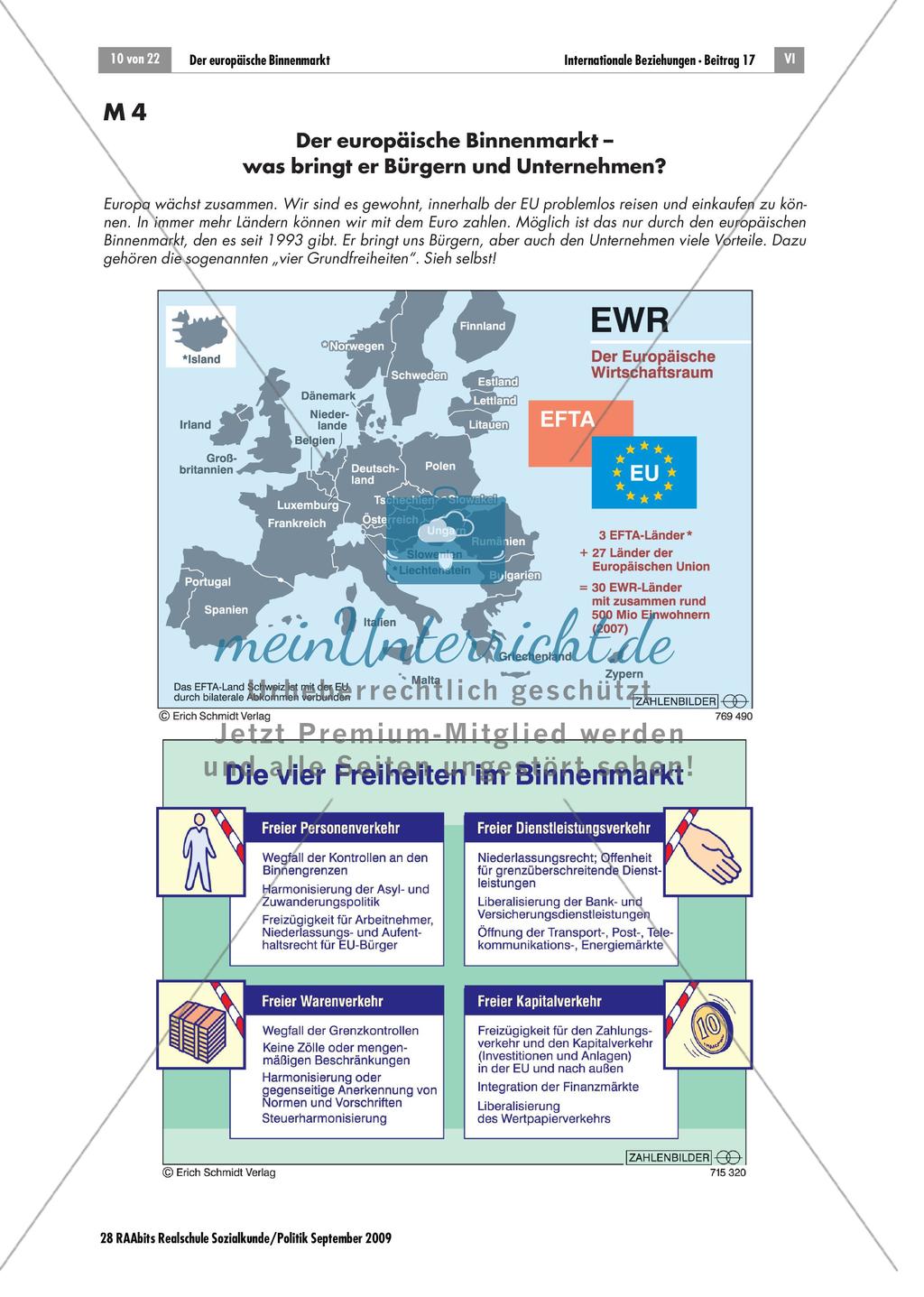 Die vier Grundfreiheiten im europäischen Binnenmarkt Preview 10
