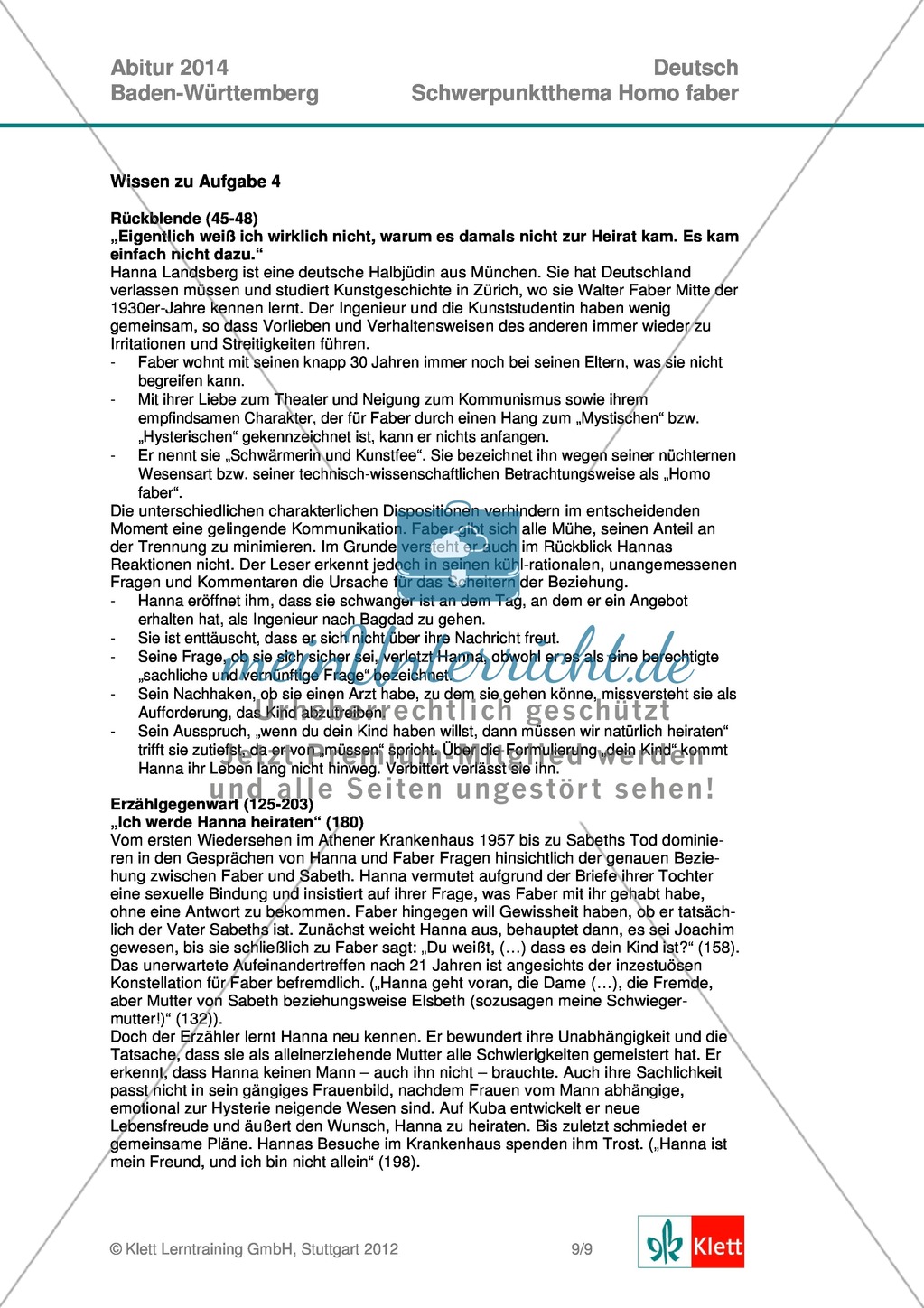 Vollständige Abituraufgabe, Baden-Württemberg, 2014: Fragen zu