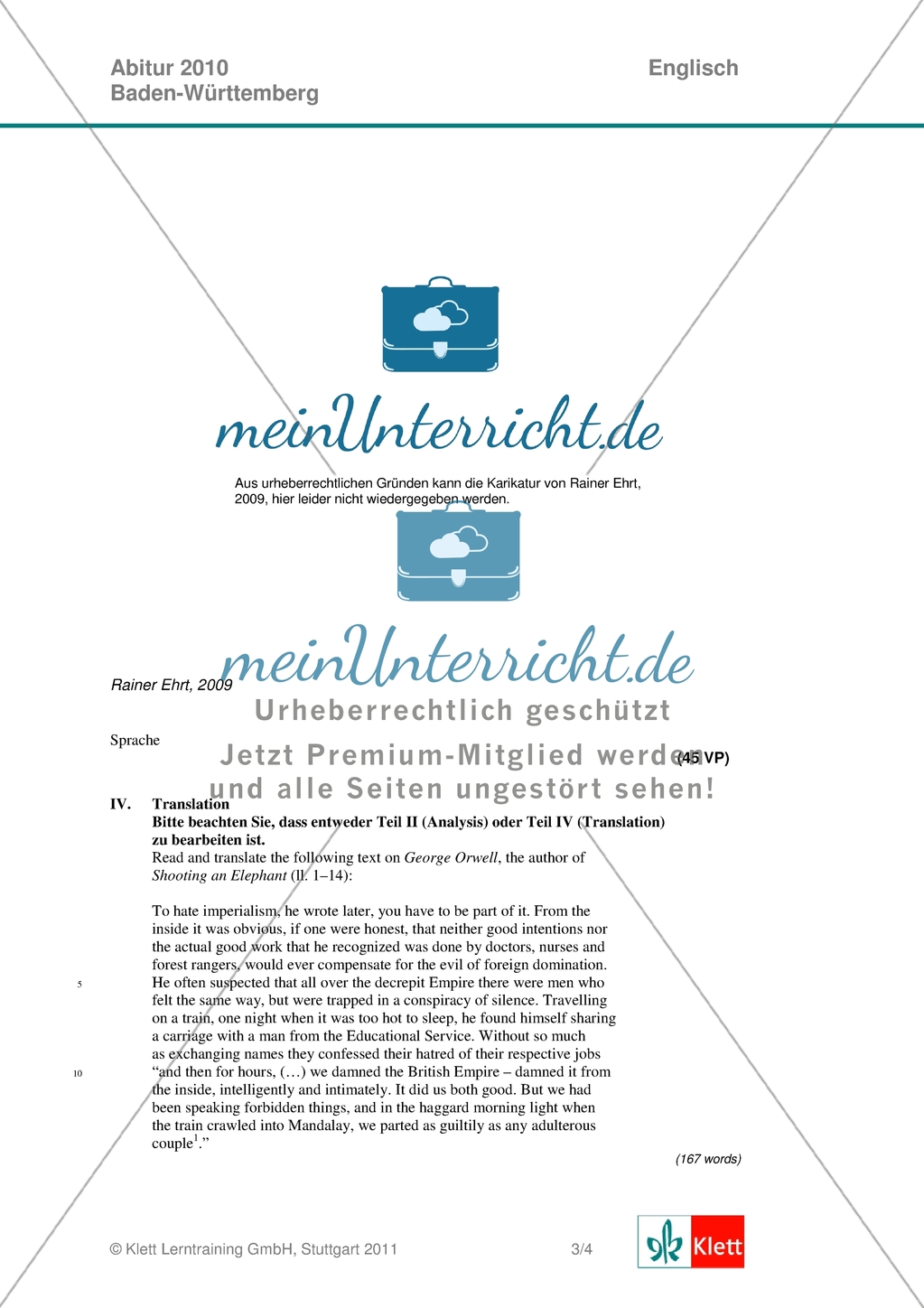 Abituraufgaben Baden-Württemberg 2010 zum Thema