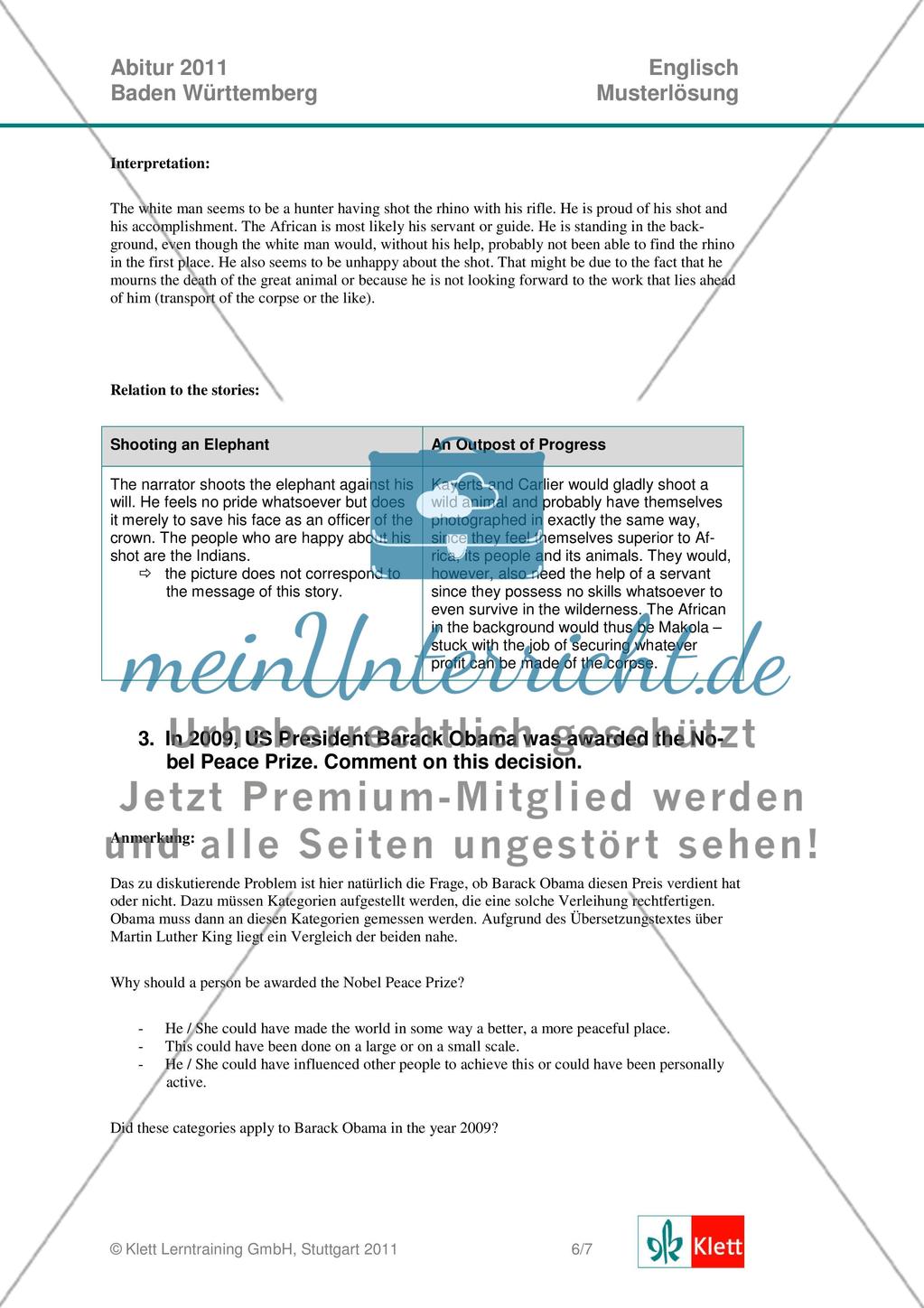 Abituraufgaben Baden-Württemberg 2011 zum Thema