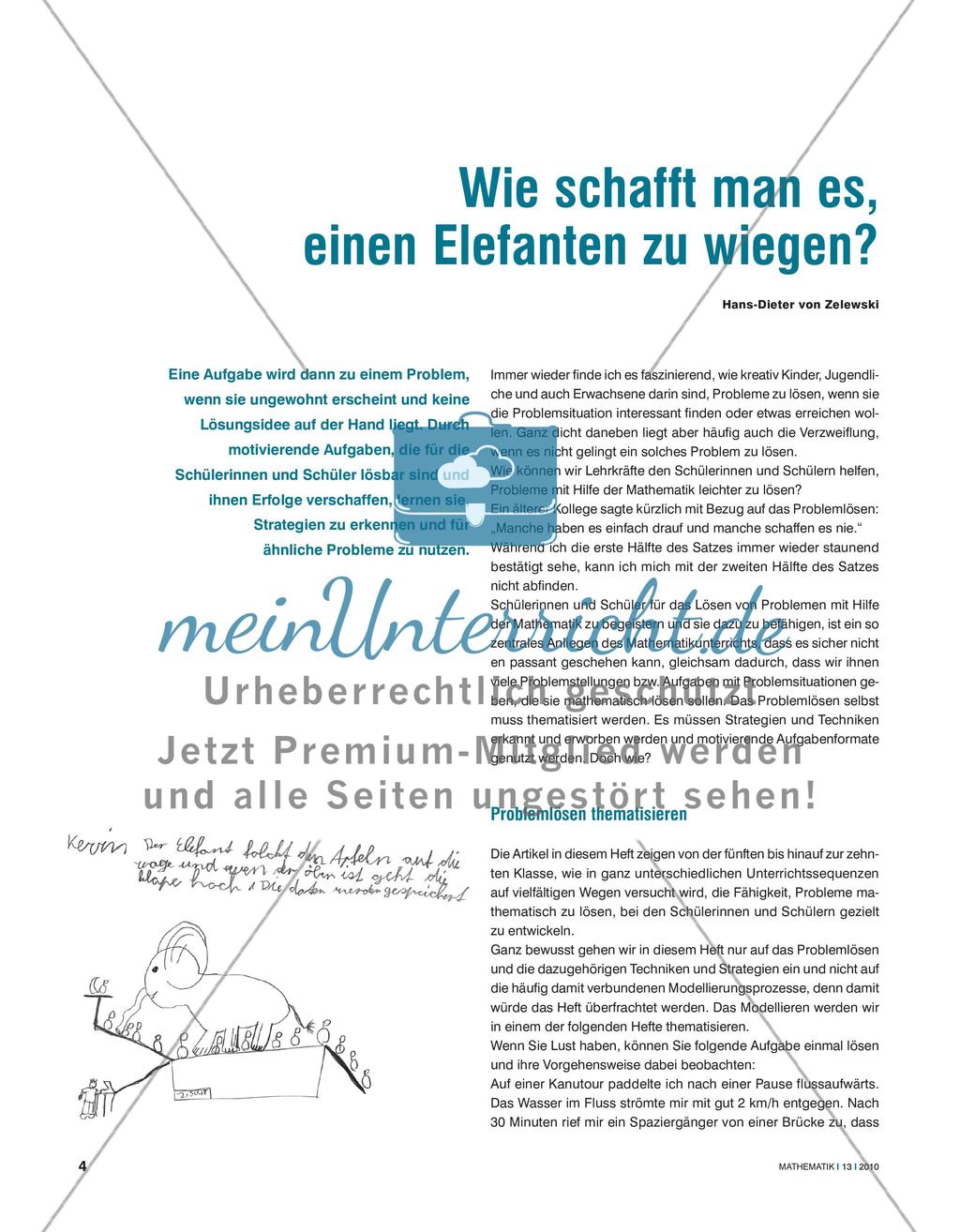 Wie schafft man es, einen Elefanten zu wiegen? Preview 1